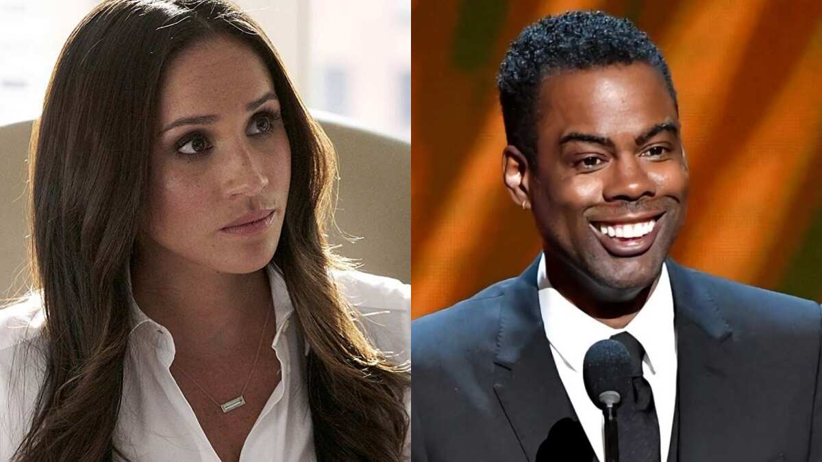 Meghan Markle y Chris Rock
