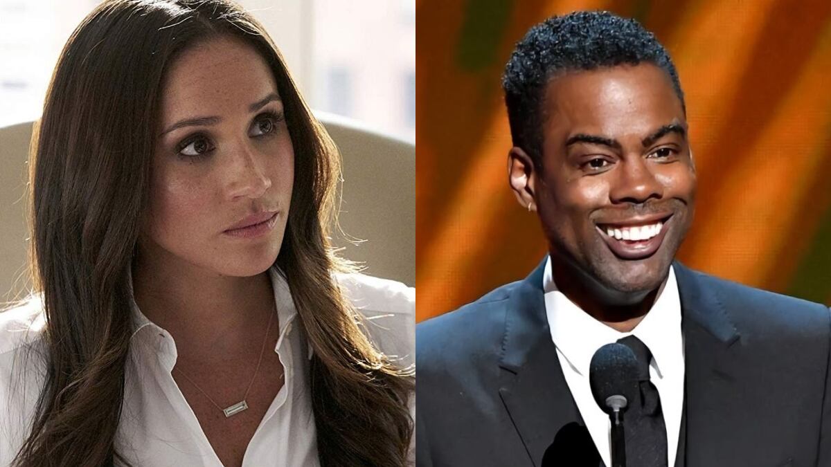 Meghan Markle y Chris Rock