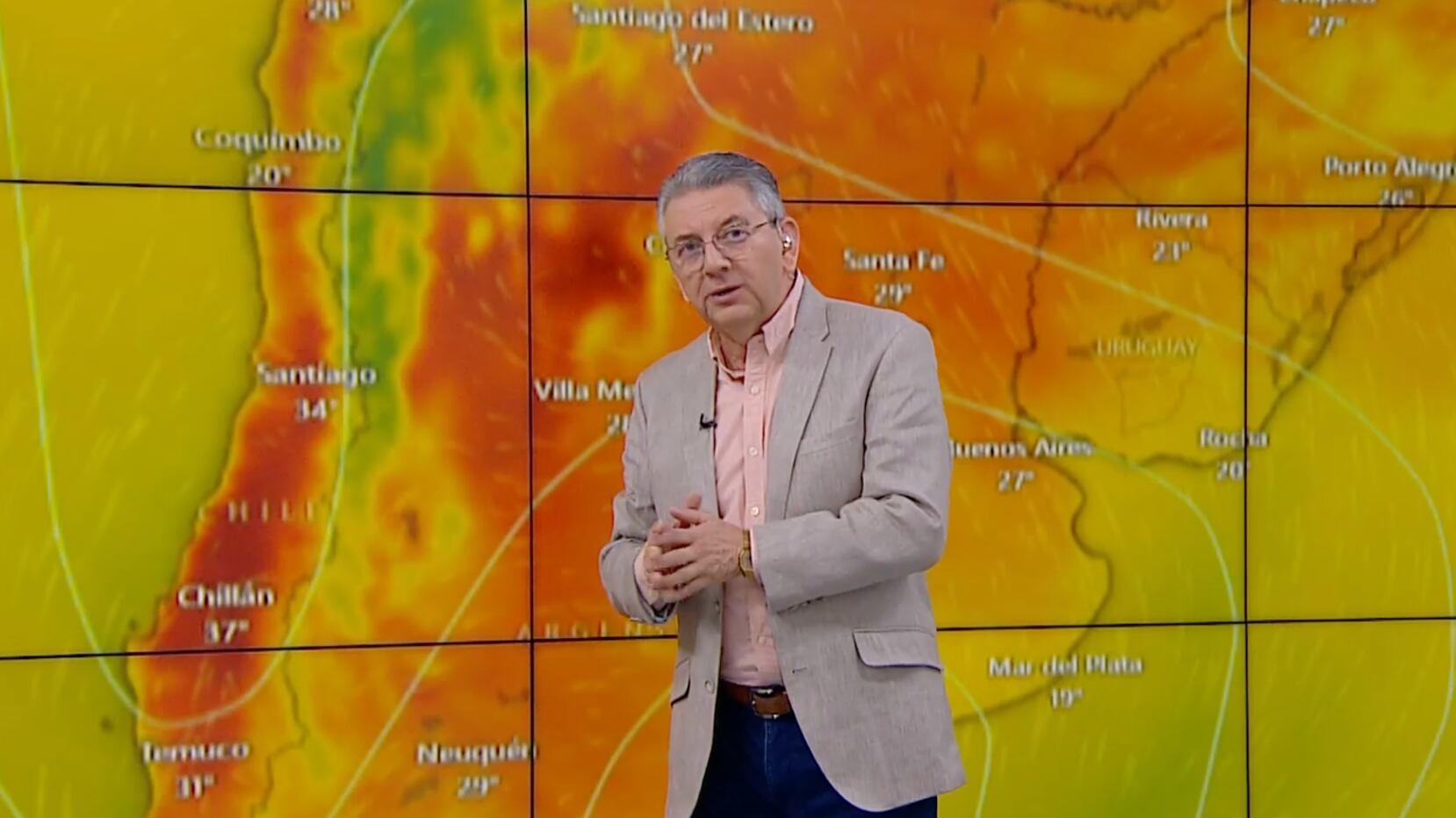 El meteorólogo Jaime Leyton se refirió a las altas temperaturas que se esperan para este fin de semana