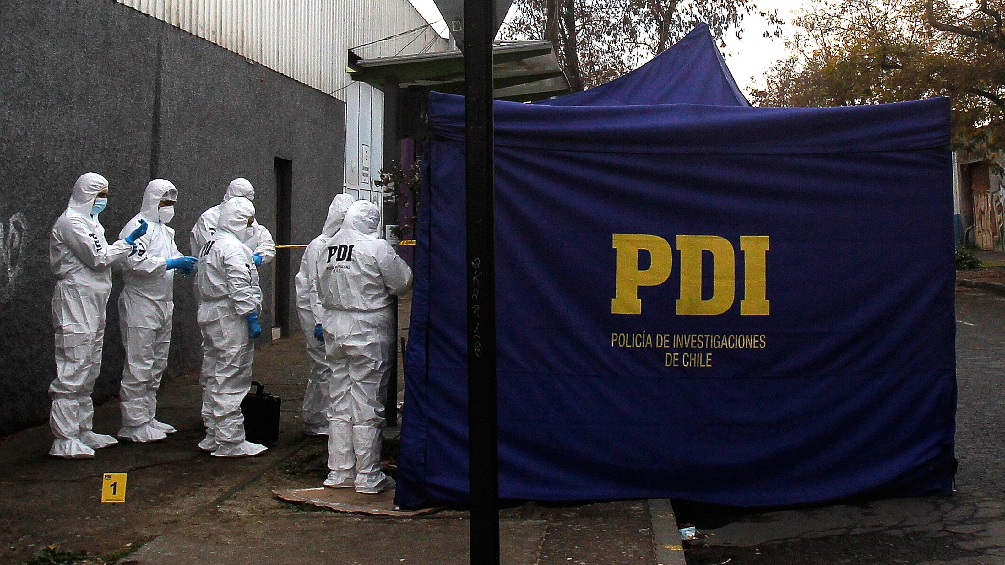 Hombre baleado en Santiago