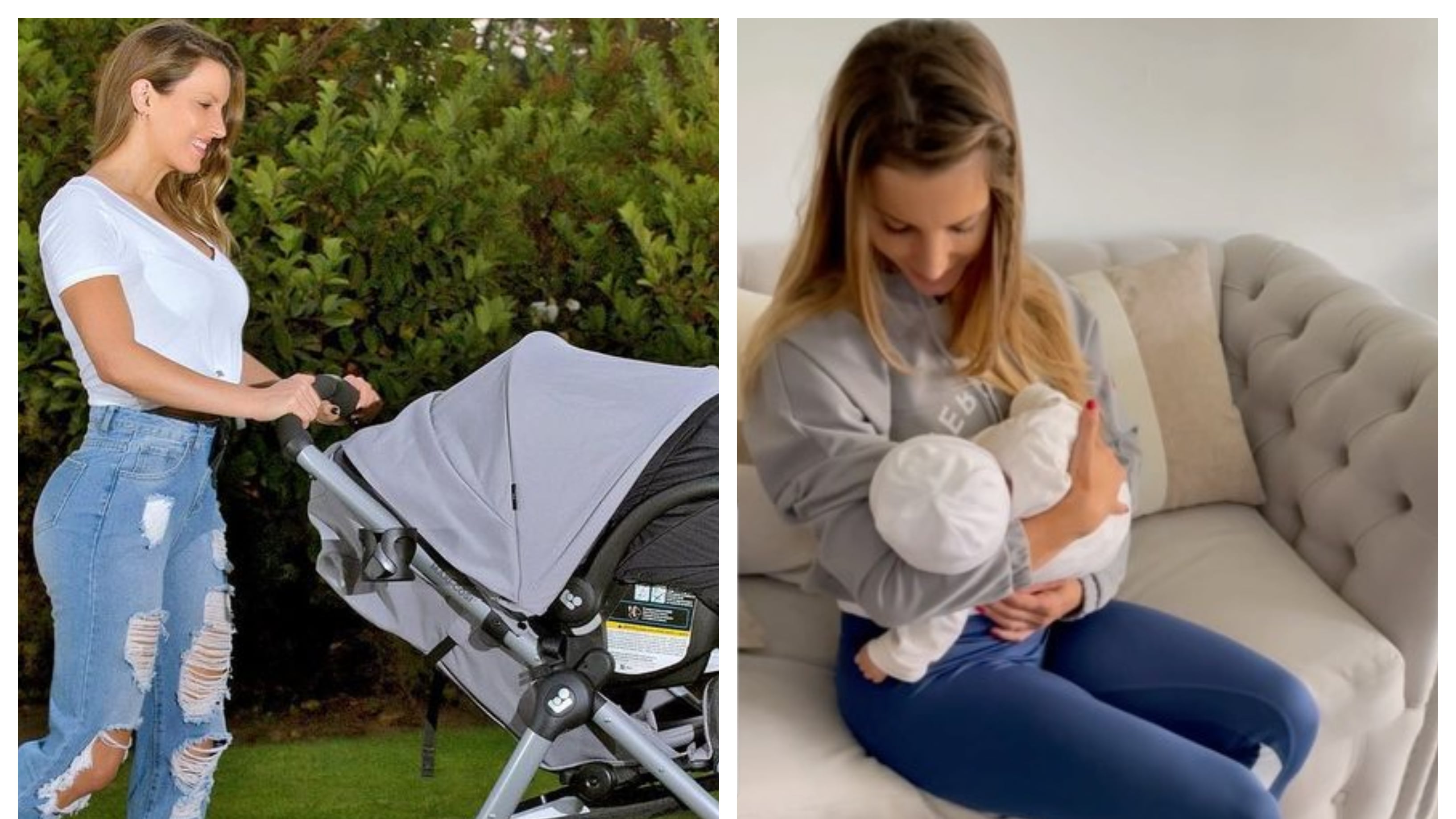 Lucila Vit contó este lunes de los problemas que tuvo en sus primeros días como madre de Agustina Olarra.