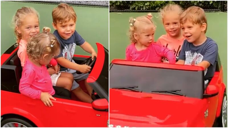 Anna Kournikova y sus hijos