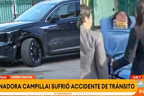 Senadora Fabiola Campillai es trasladada a centro asistencial tras accidente de tránsito en Cerro Navia