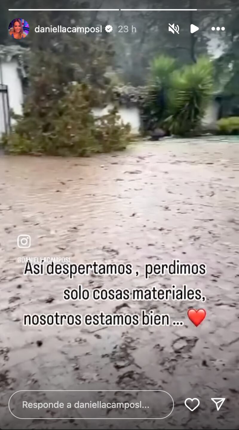 Historia de Daniella Campos | Fuente: Instagram