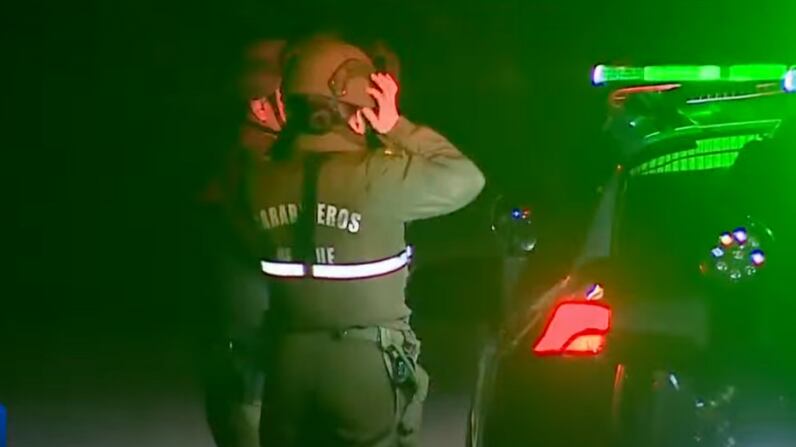 Carabineros en Talagante | Captura: T13 Finde