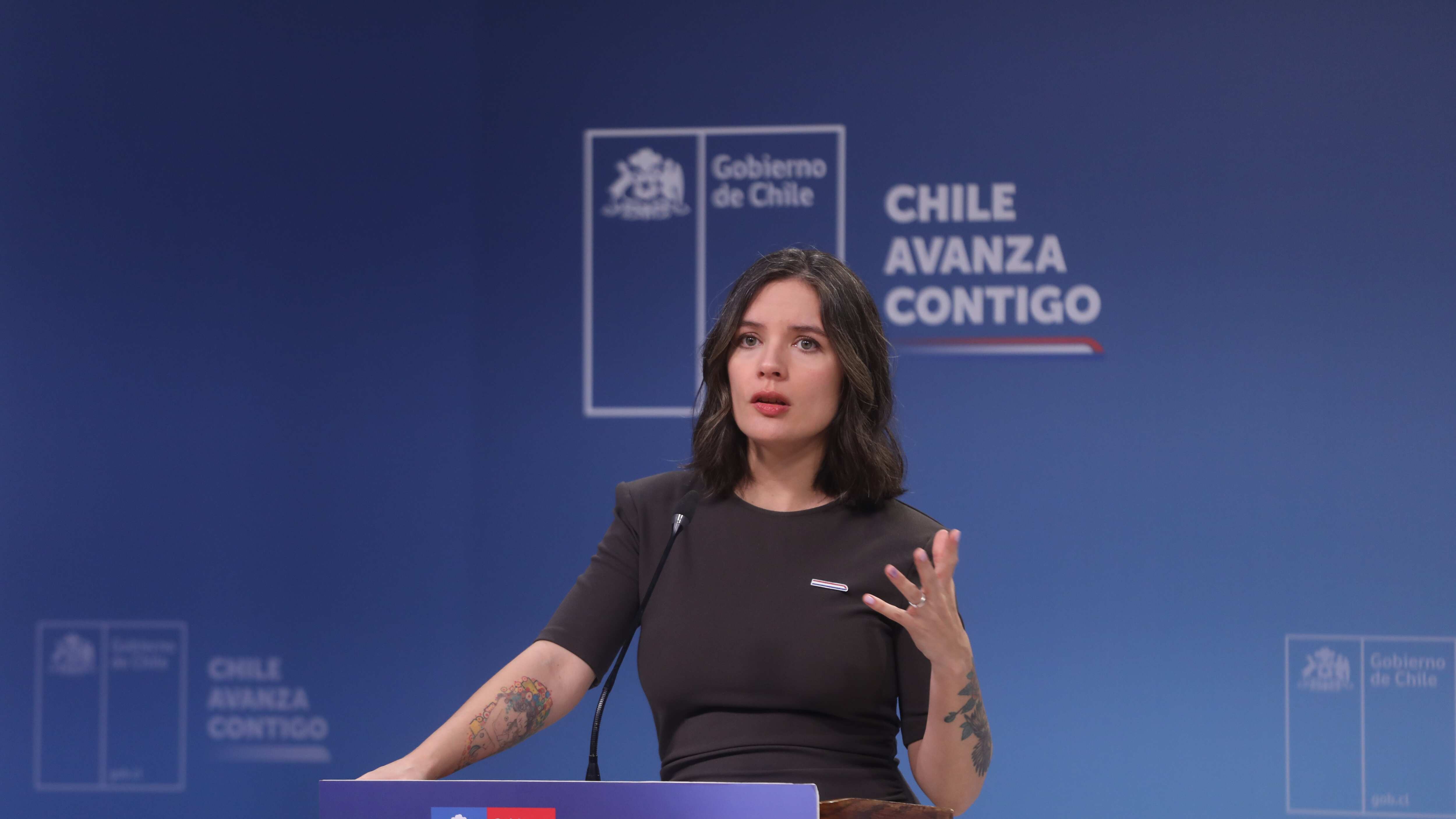 Camila Vallejo, vocera de Gobierno.