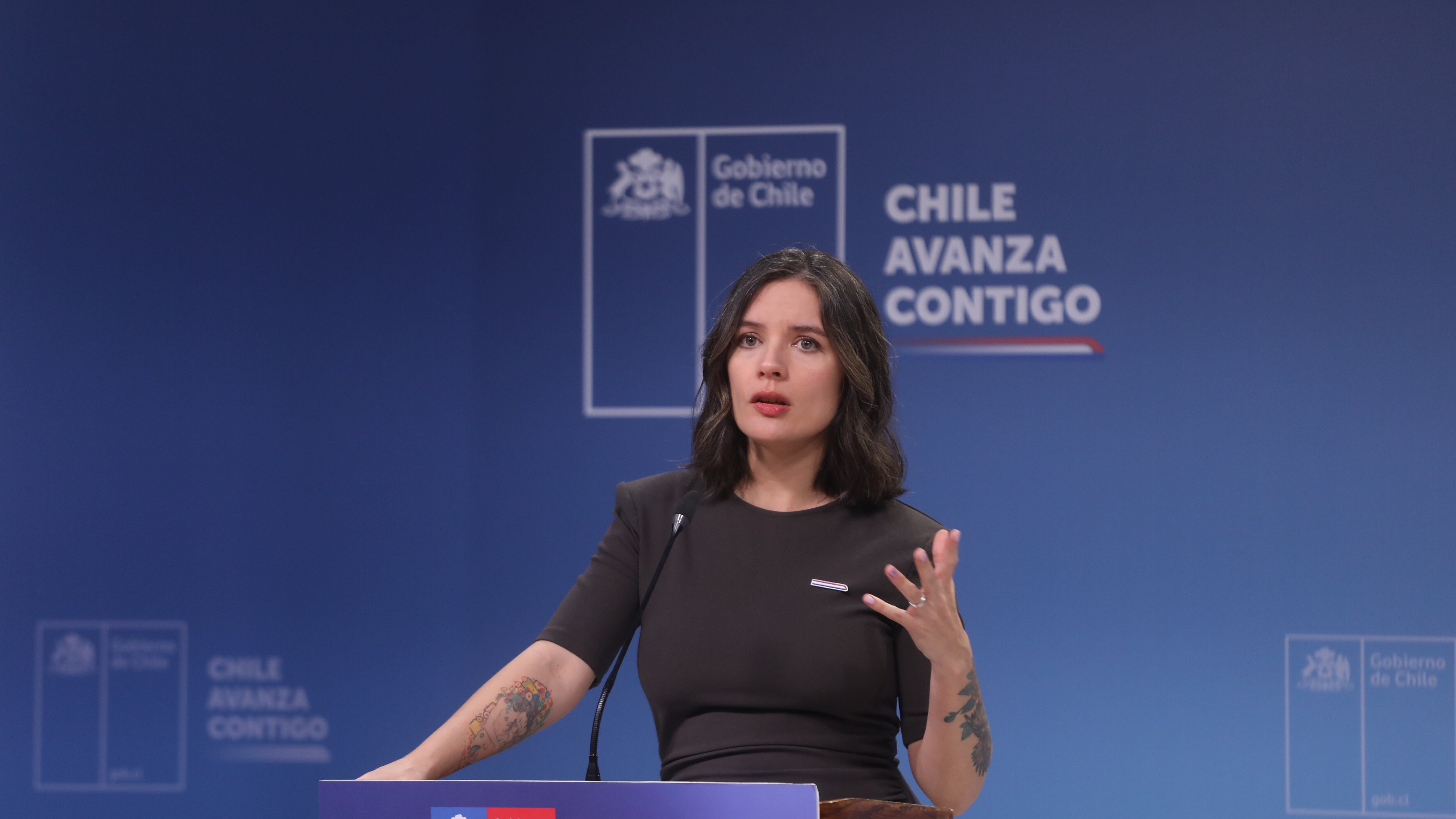 Camila Vallejo, vocera de Gobierno.