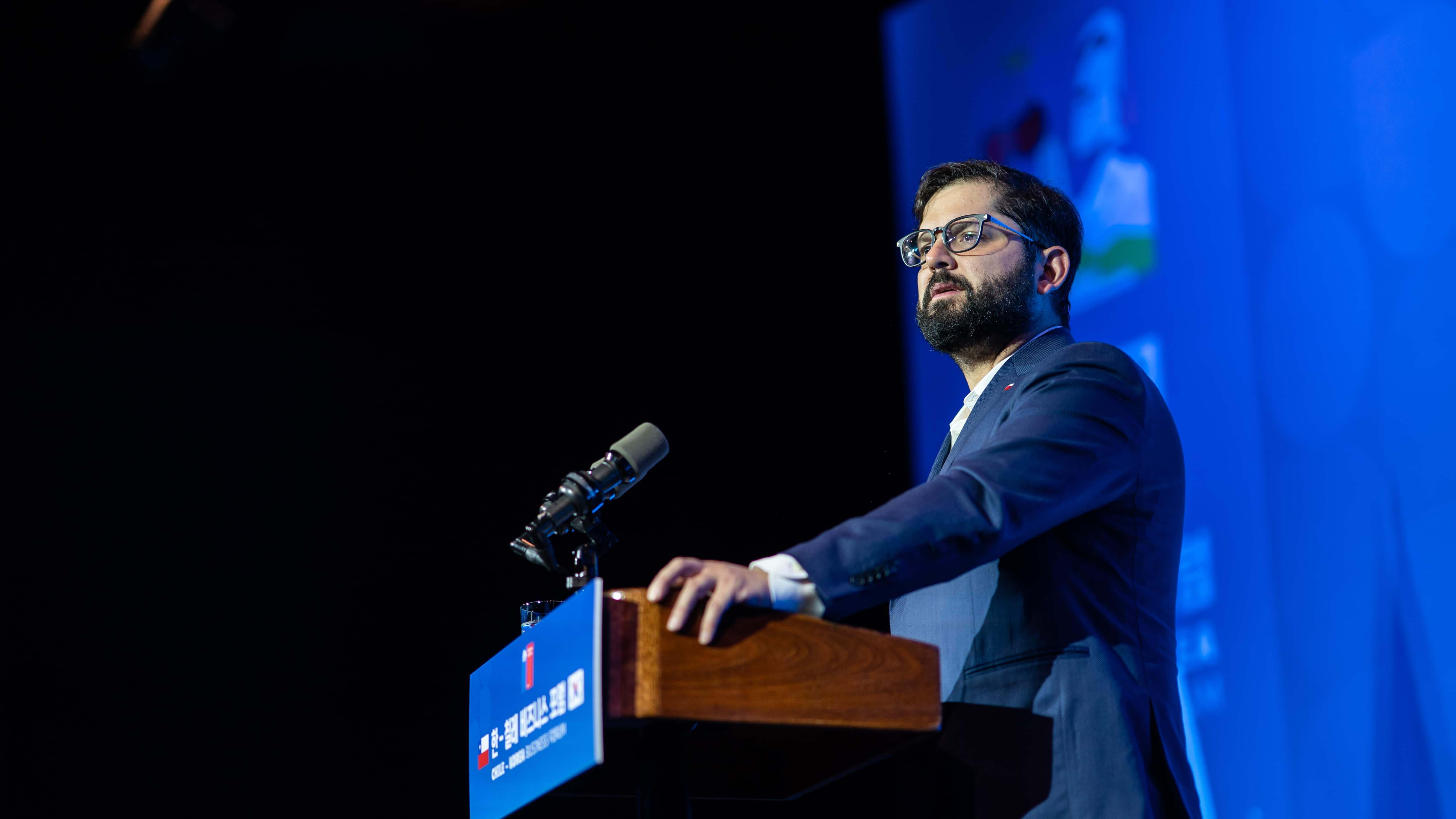 El Presidente Gabriel Boric está en Corea