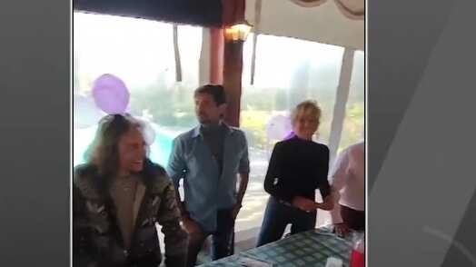 Raquel Argandoña y Félix Ureta cumpleaños Patricia Maldonado.