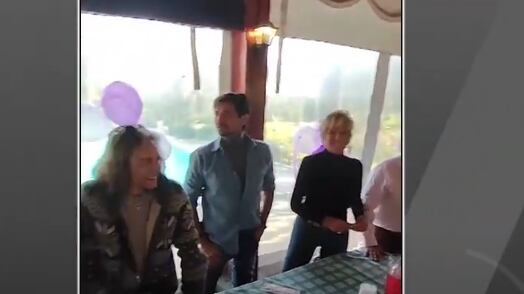 Raquel Argandoña y Félix Ureta cumpleaños Patricia Maldonado.