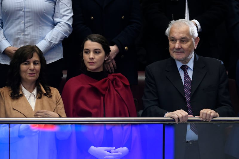 Paula Carrasco asistió a la Cuenta Pública en medio de su avanzado embarazo