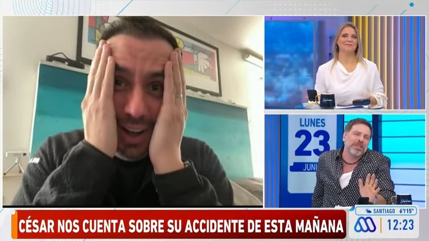 El periodista fue presentado este mediodía como nuevo integrante del matinal de Mega.
