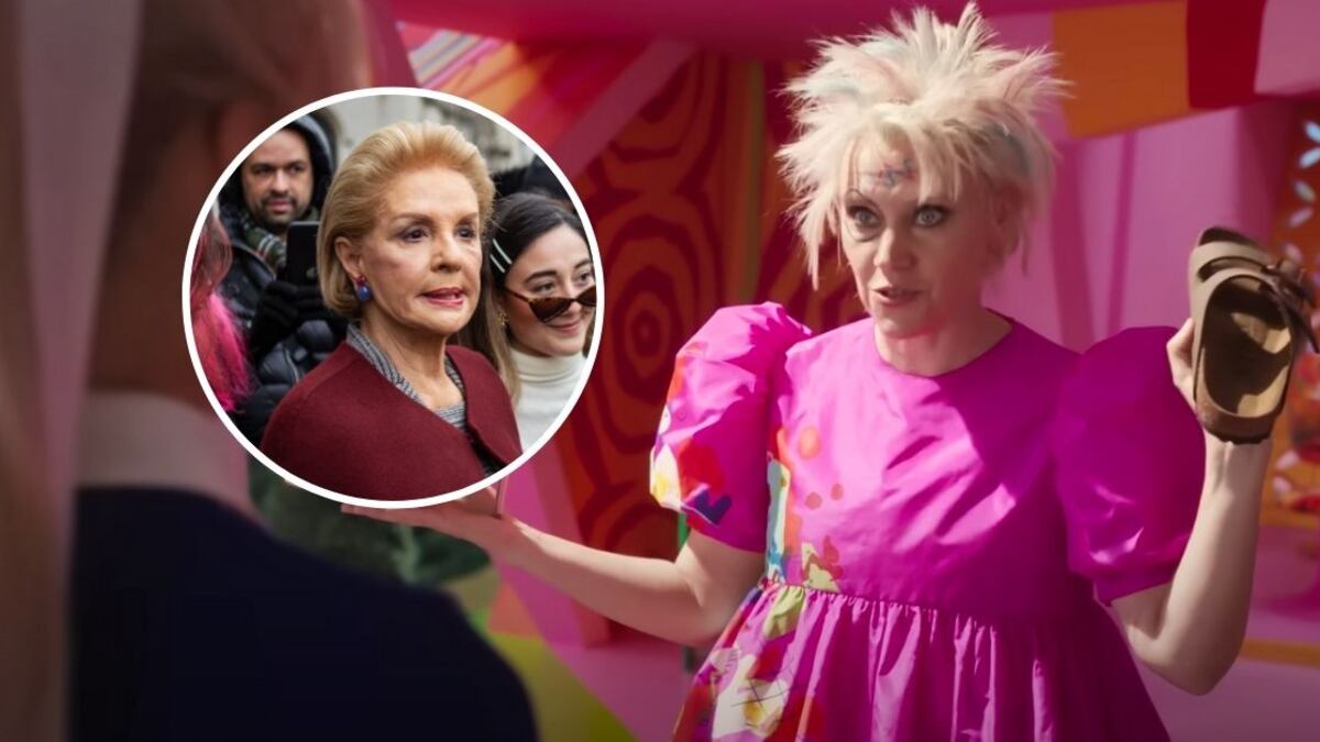 Unas sandalias se robaron la atención en Barbie, pero sin duda, Carolina Herrera se enfadaría si alguien se cruzara por su camino con ellas.