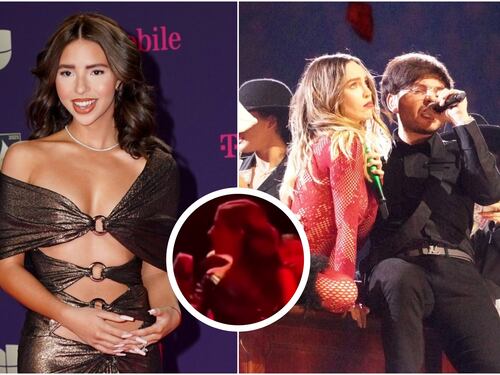 “Ridícula e inmadura”: Captan momento en que Ángela Aguilar ‘desafía’ a Belinda en los Premios lo Nuestro y termina peor