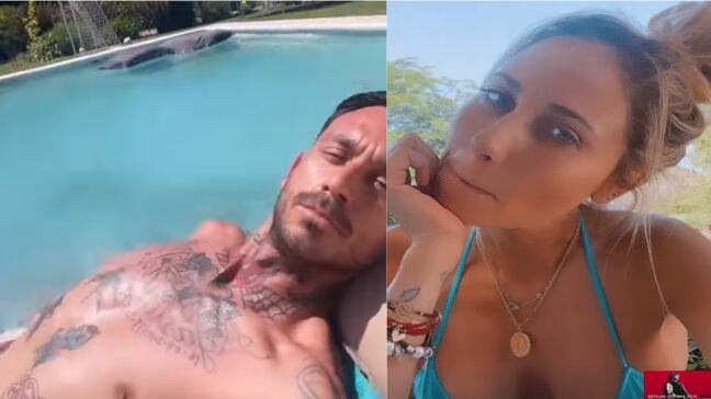 Mauricio Pinilla y Gissella Gallardo tuvieron un encuentro familiar.