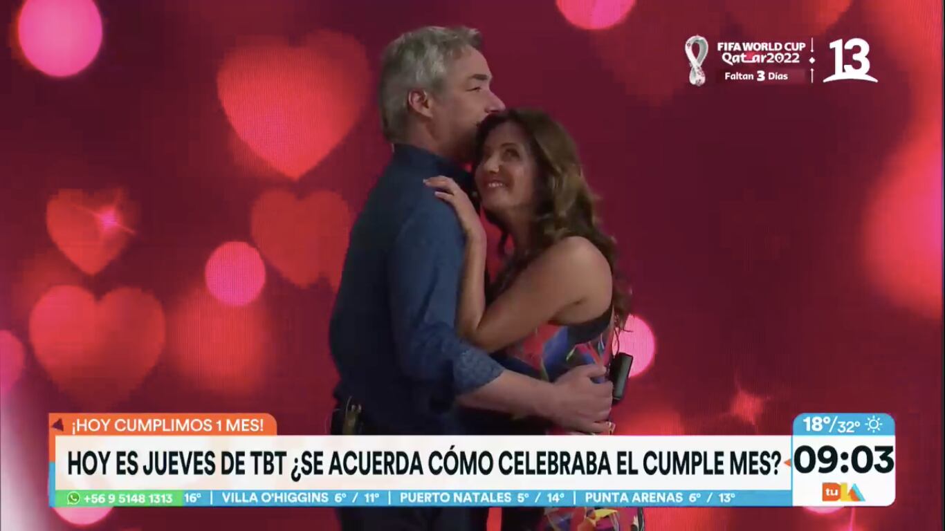 Priscilla Vargas y José Luis Repenning | Captura: "Tu Día" - Canal 13