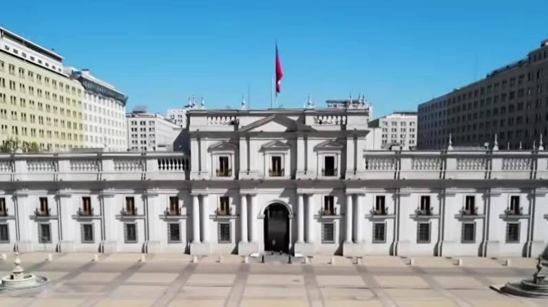 Palacio de La Moneda | Captura: Meganoticias