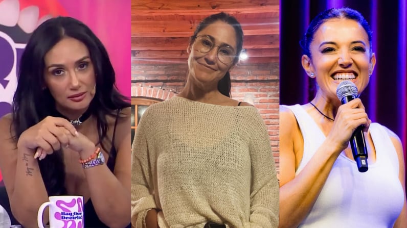 Pamela Díaz, Belén Mora y Yamila Reyna | Captura: Hay que decirlo e Instagram @belenaza_ @yamireyna