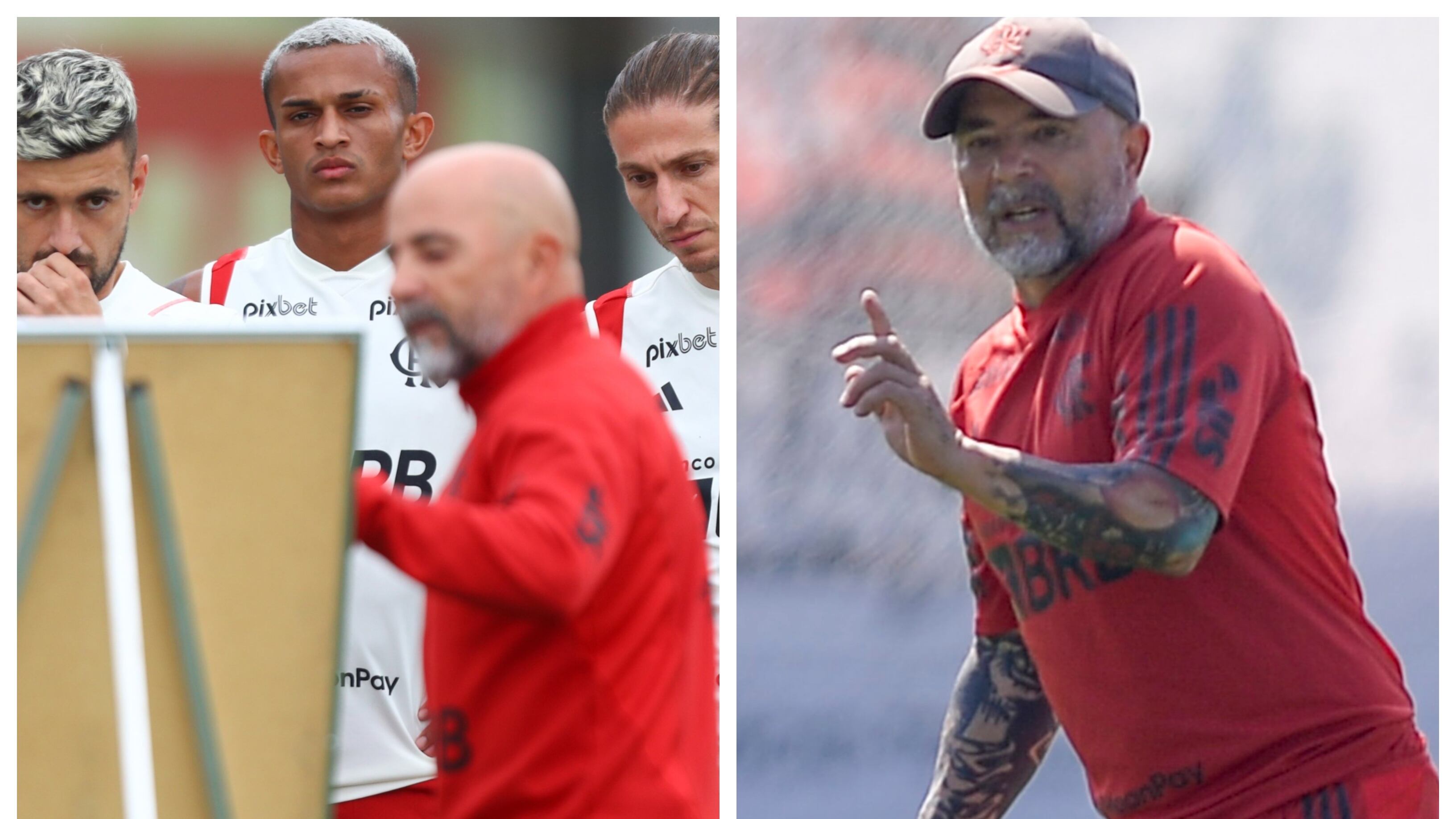 Hasta el presidente de Flamengo debió salir a hablar de la continuidad de Sampaoli en la banca del cuadro carioca.