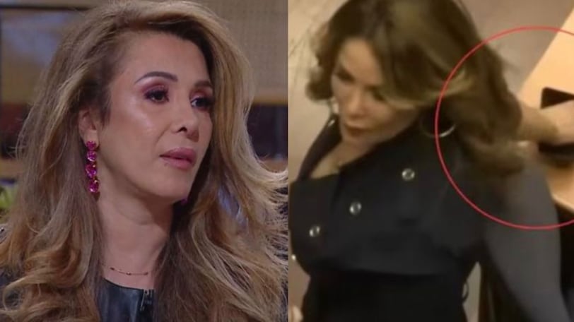 ¿Qué pasó con el celular que Cathy Barriga dejó sobre la mesa?