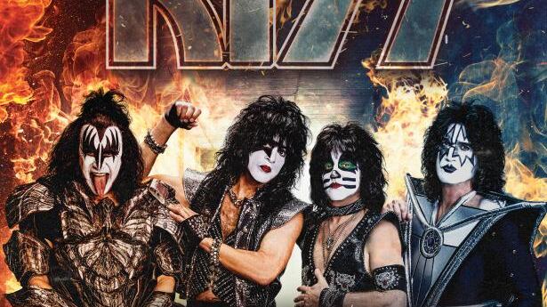 Kiss presentó también el afiche del tour.