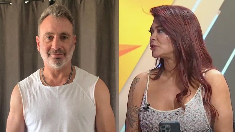 Antonella Ríos y Marcelo Barticciotto | Captura: Que te lo digo e Instagram @marcelobarti