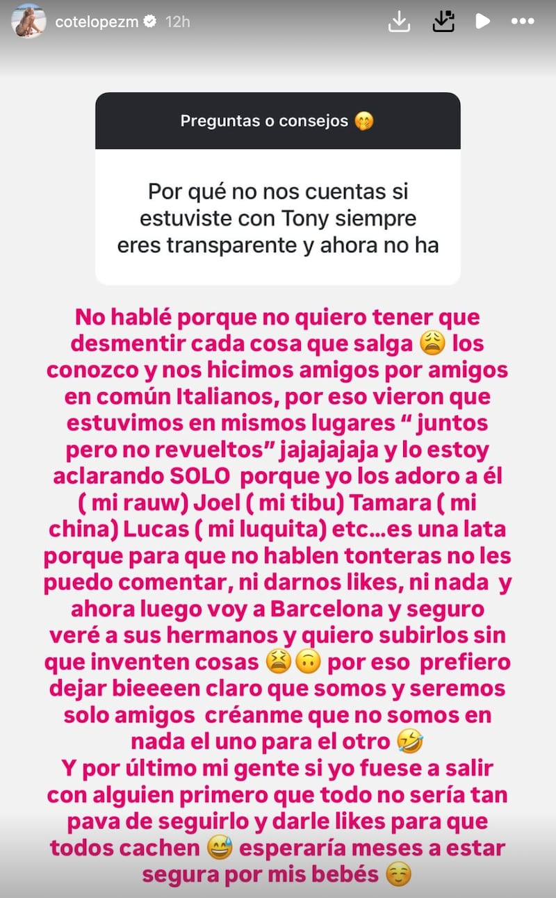 Coté López contestó pregunta por Tony Sanabria