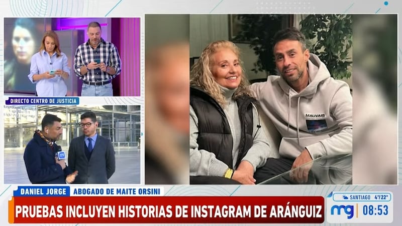 En el matinal de Mega hablaron de la querella de Orsini en contra de Daniela Aránguiz.