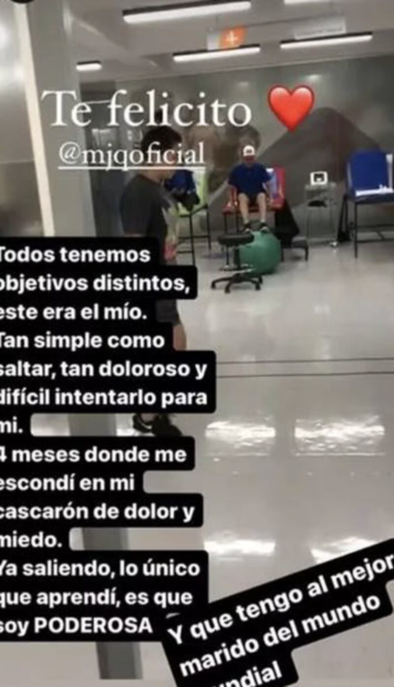 Historia de María José Quintanilla | Instagram