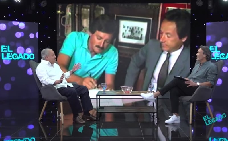 El entrenador tuvo una extensa entrevista con Marcelo Ramírez.