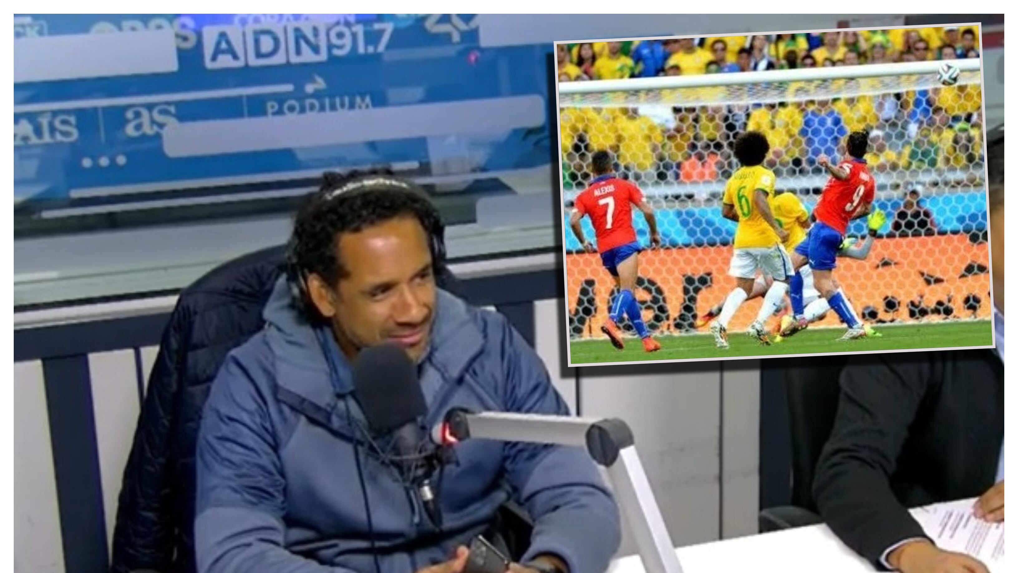 El exseleccionado nacional no quiere saber más del palo de Pinilla en el Mundial de Brasil 2014.