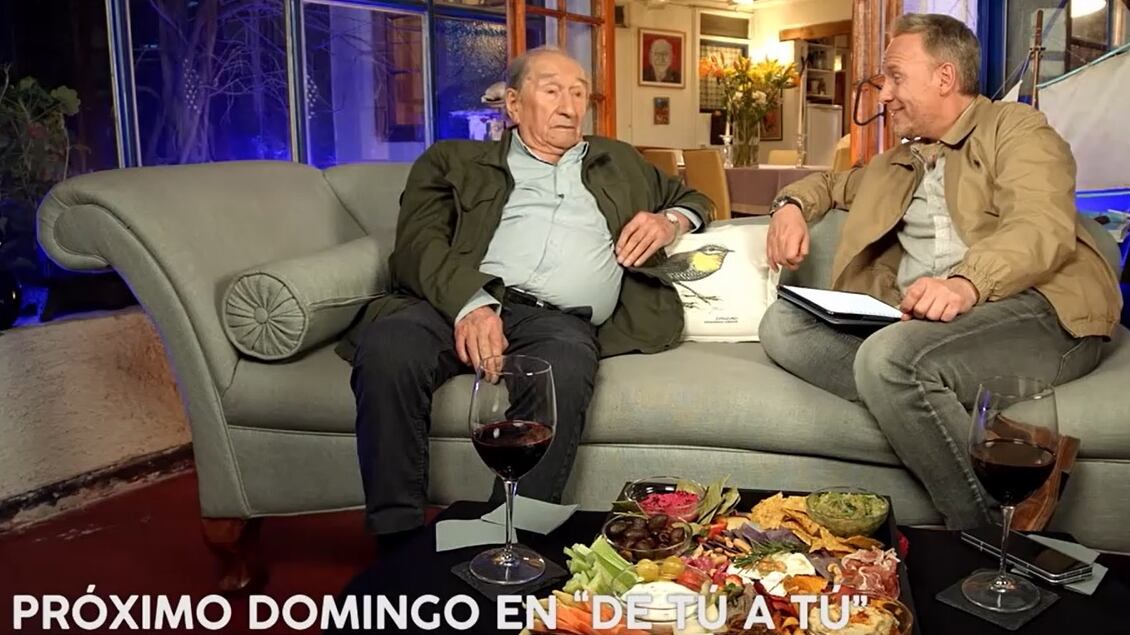 El nonagenario actor Luis Alarcón será quien ponga fin al segundo ciclo del programa "De tú a tú". Será el próximo domingo 16 de octubre, cuando tenga una íntima conversación con Martín Cárcamo.