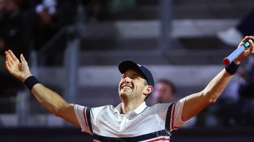 El tenista chileno enfrentó este viernes en semifinales del Masters 1000 de Roma al estadounidense Tommy Paul.