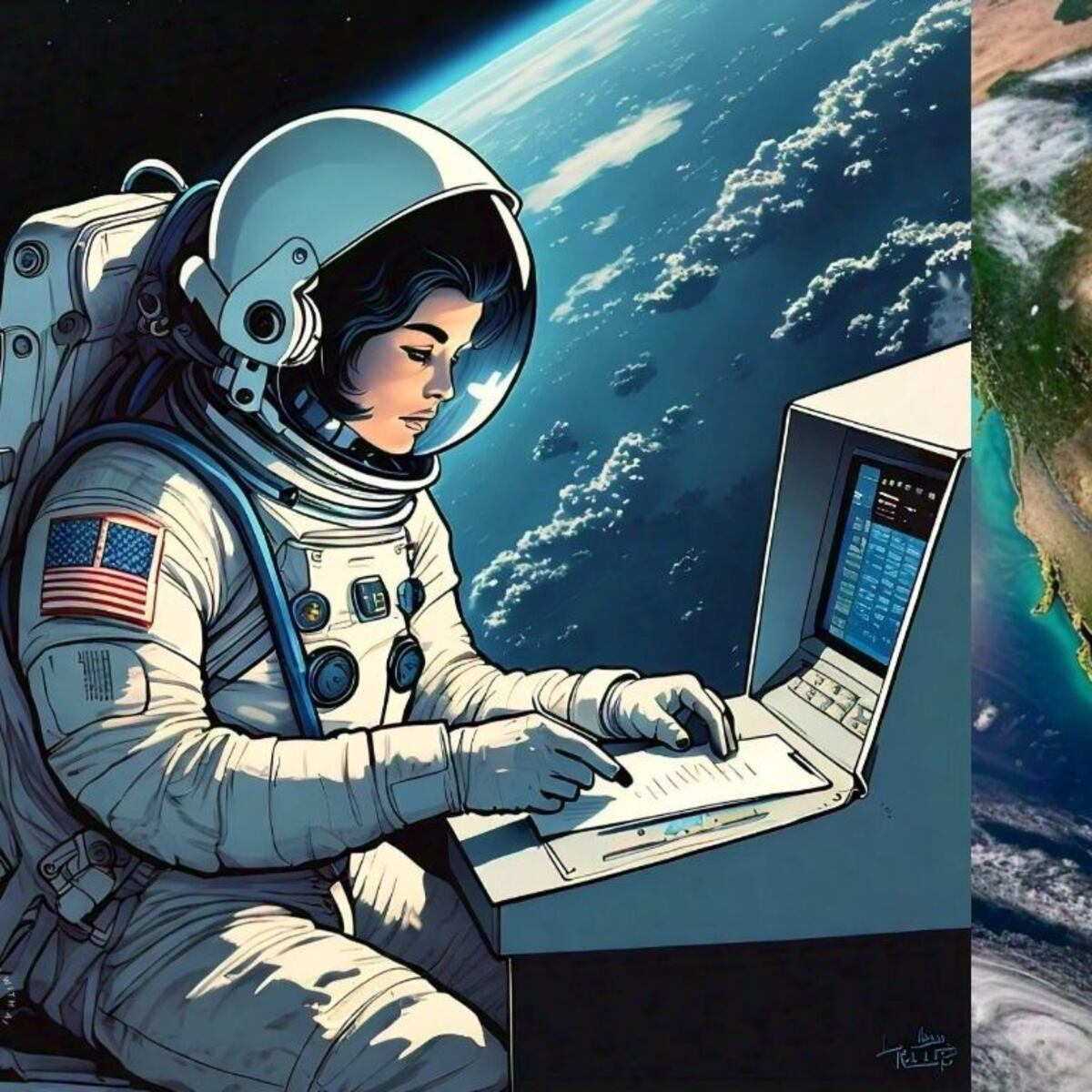 Astronautas de la NASA votan desde el espacio en elecciones de EE. UU. Astronautas de la NASA votan desde el espacio en elecciones de EE. UU.