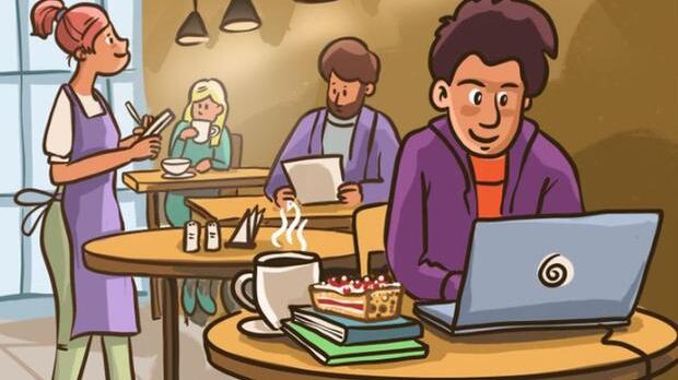 Encuentra el error de la cafetería.