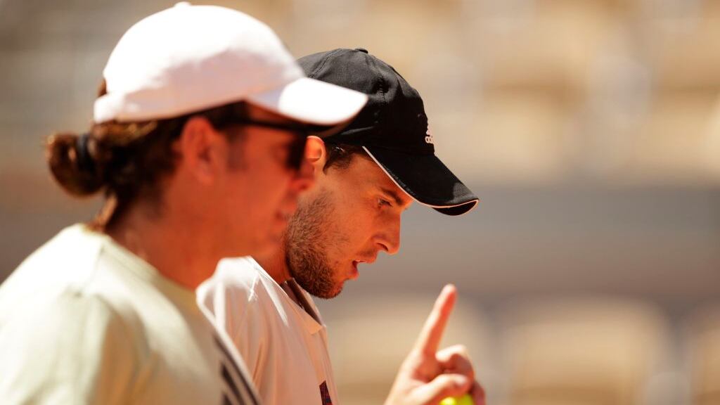 Nicolás Massú y Dominic Thiem