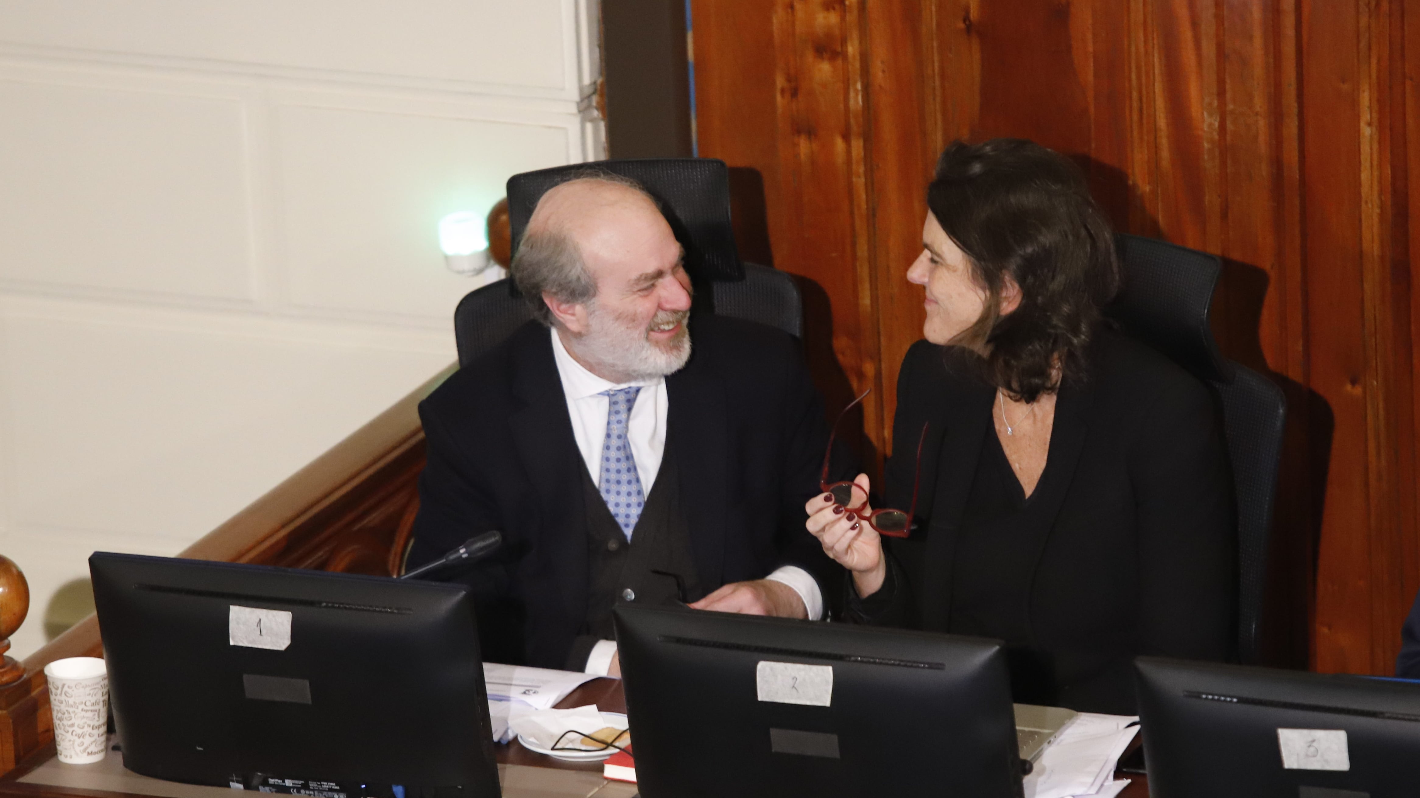 Carlos Frontaura y Bettina Horst.