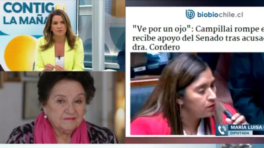 Monserrat Álvarez y María Luisa Cordero | CHV