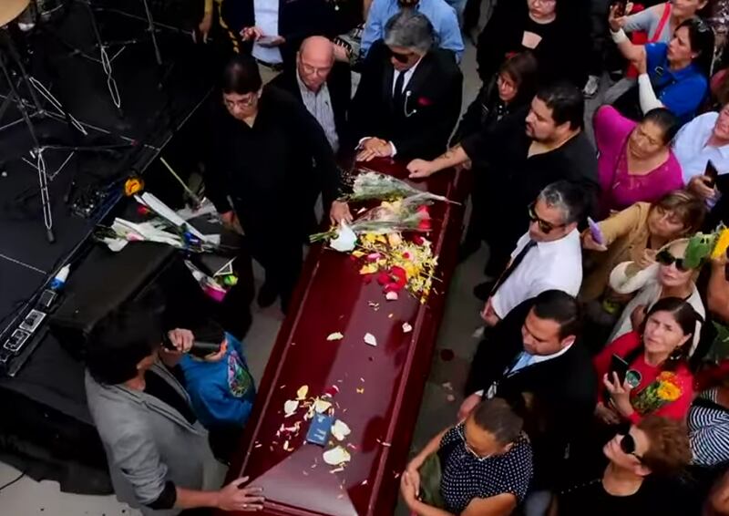 Funeral de Tommy Rey, el padre de la cumbia chilena.