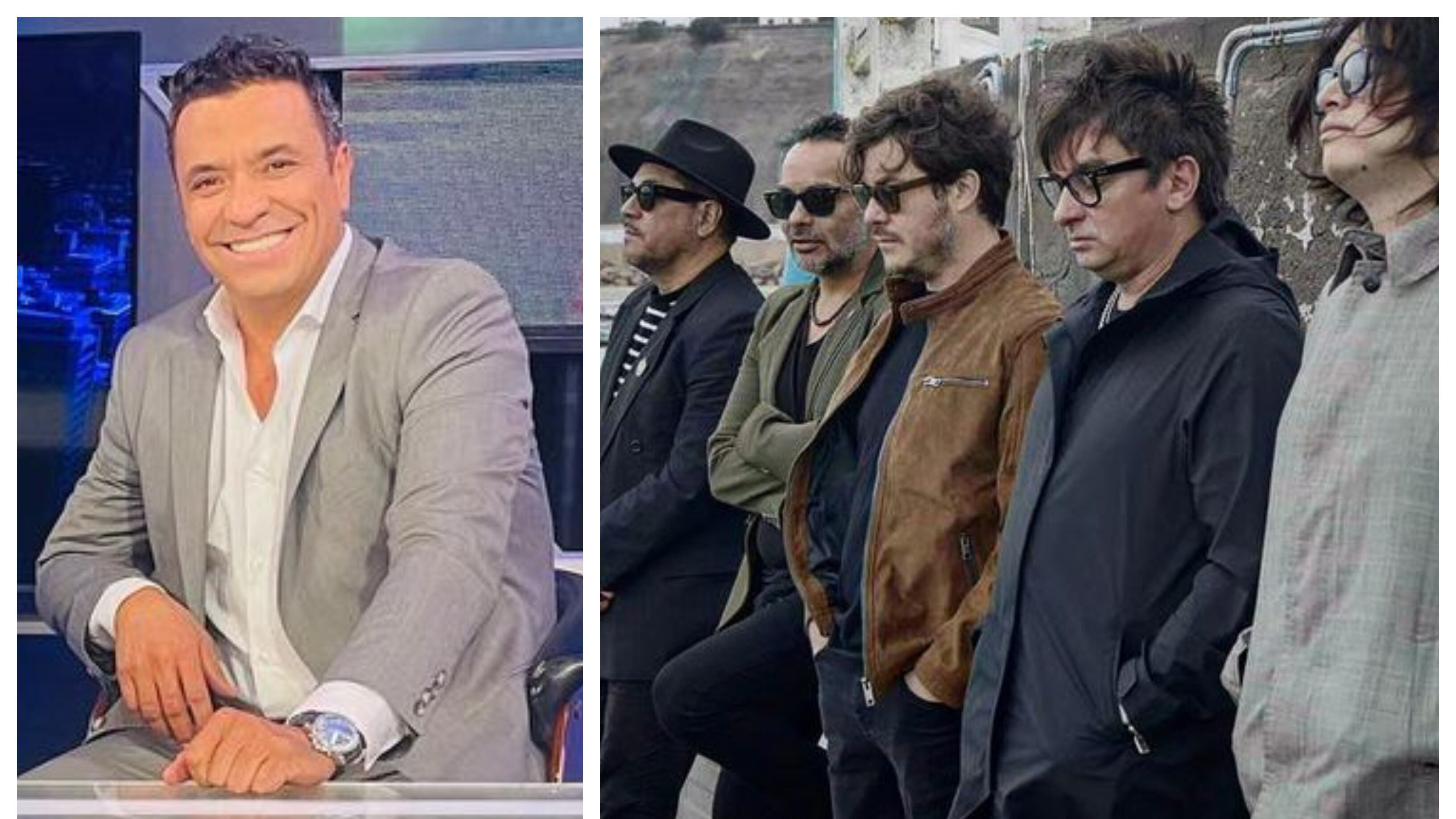 La agrupación musical incorporó al relator deportivo a su nuevo trabajo musical.