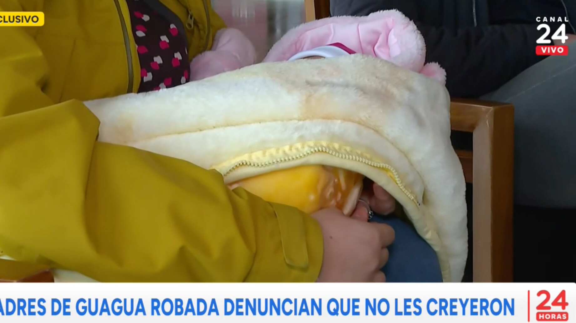 Padres de guagua robada