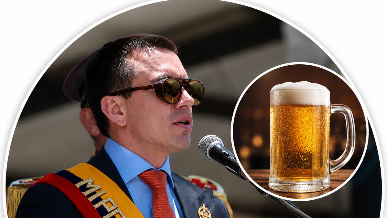 Noboa baja la cerveza
