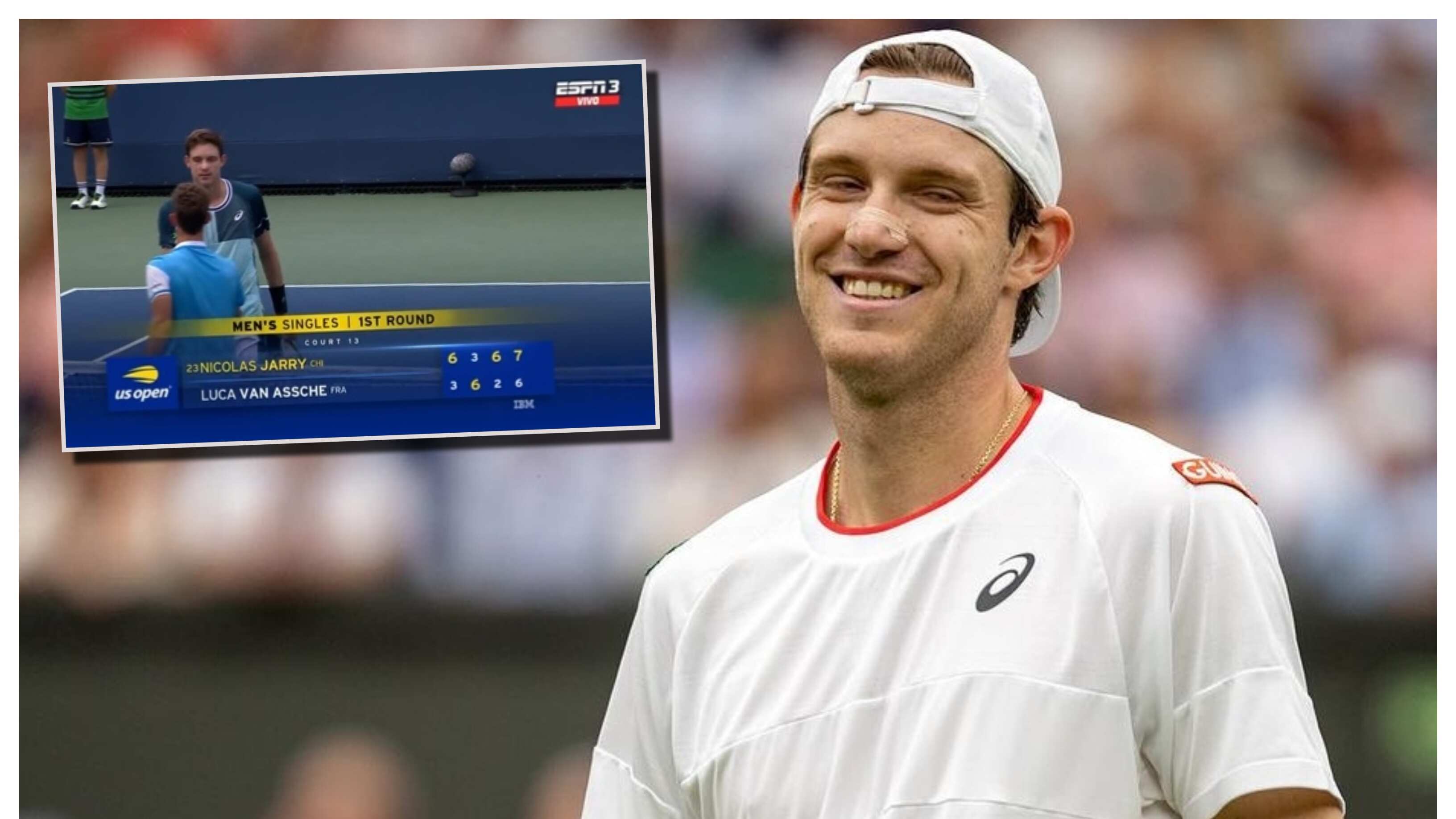 El tenista nacional ganó este martes su partido de primera ronda en el Abierto de Estados Unidos.