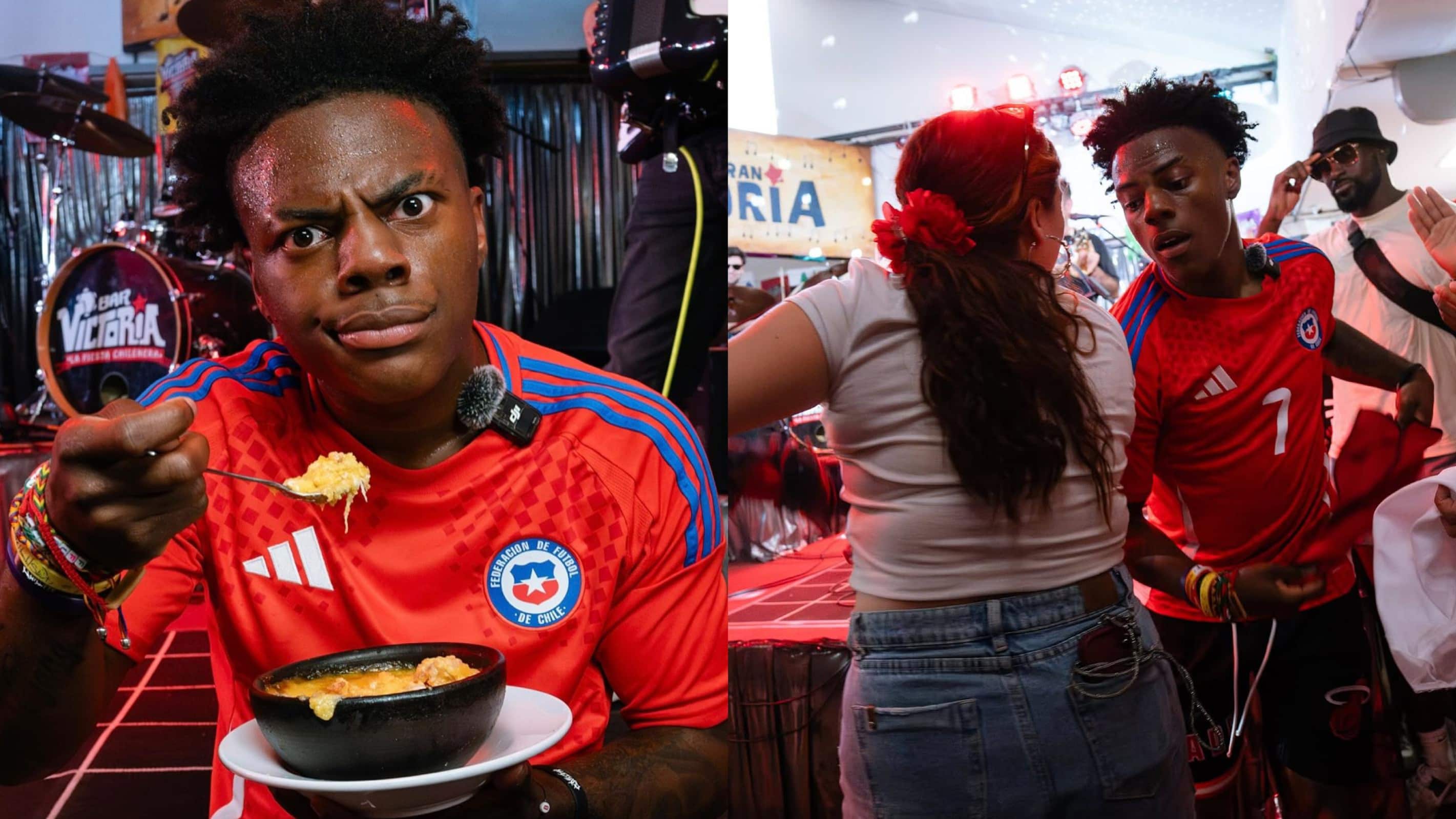 Momentos del streamer estadounidense "Speed" en el Bar Victoria