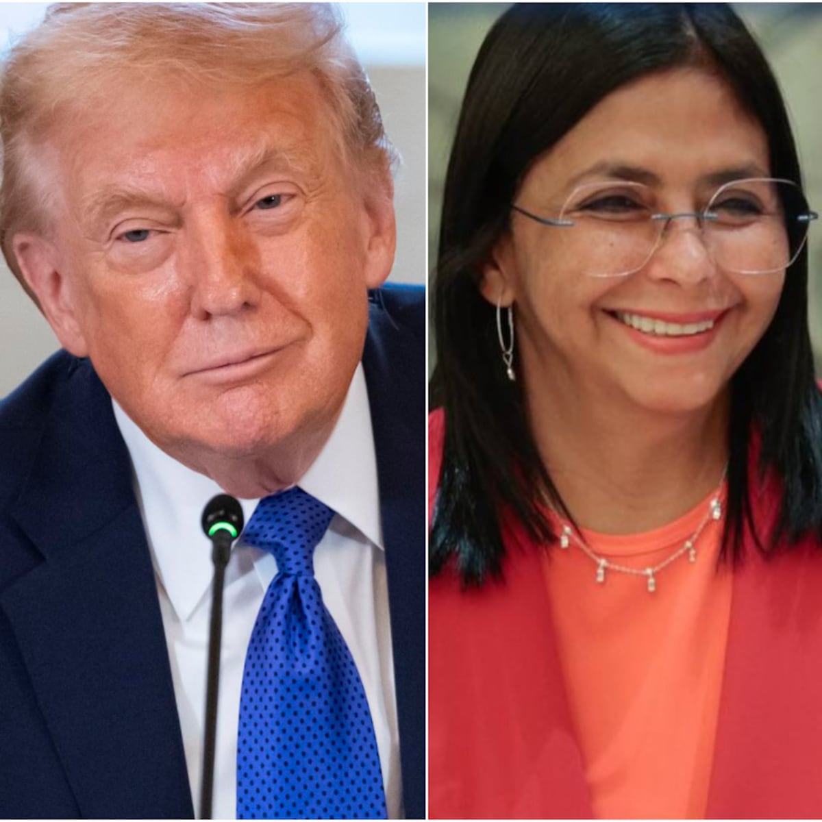 Donald Trump elogia a Delcy Rodríguez tras conversación telefónica Donald Trump elogia a Delcy Rodríguez tras conversación telefónica