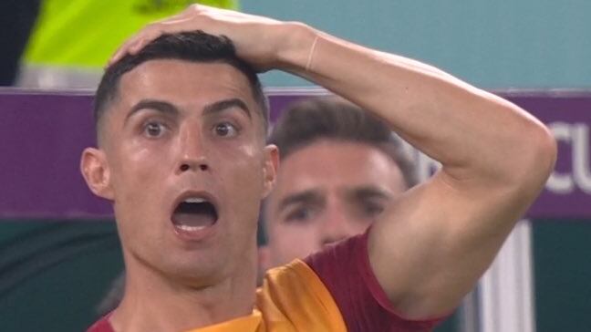 Así quedó Cristiano Ronaldo