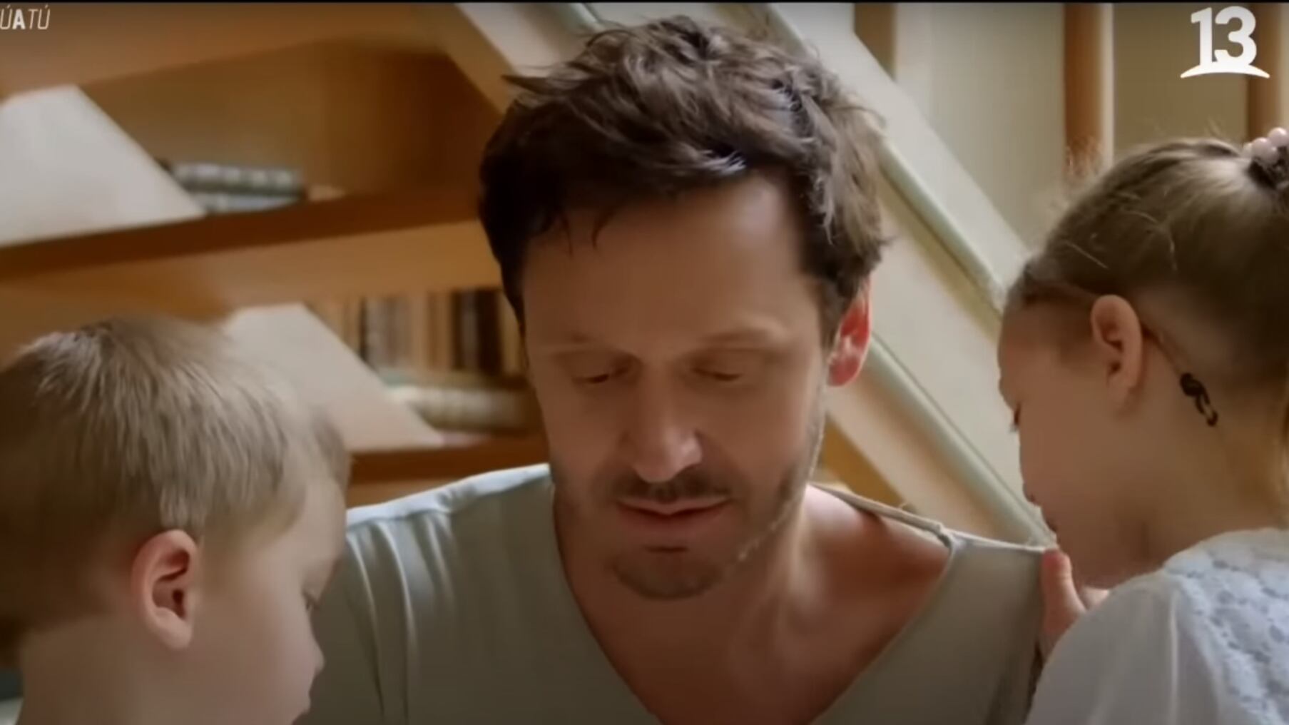 Benjamín Vicuña y sus hijos | Captura