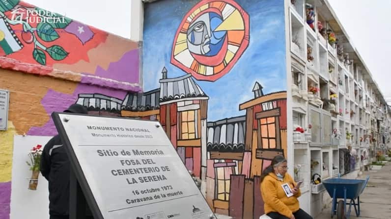 Memorial a las víctimas de la Caravana de la muerte | Captura: Youtube @pjudicialchile