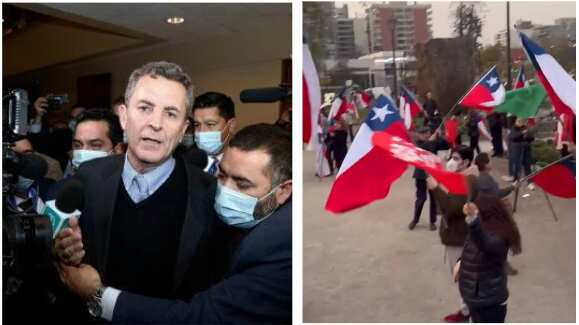 Gonzalo de la Carrera es recibido como Rocky Balbao en evento cierre del Rechazo.