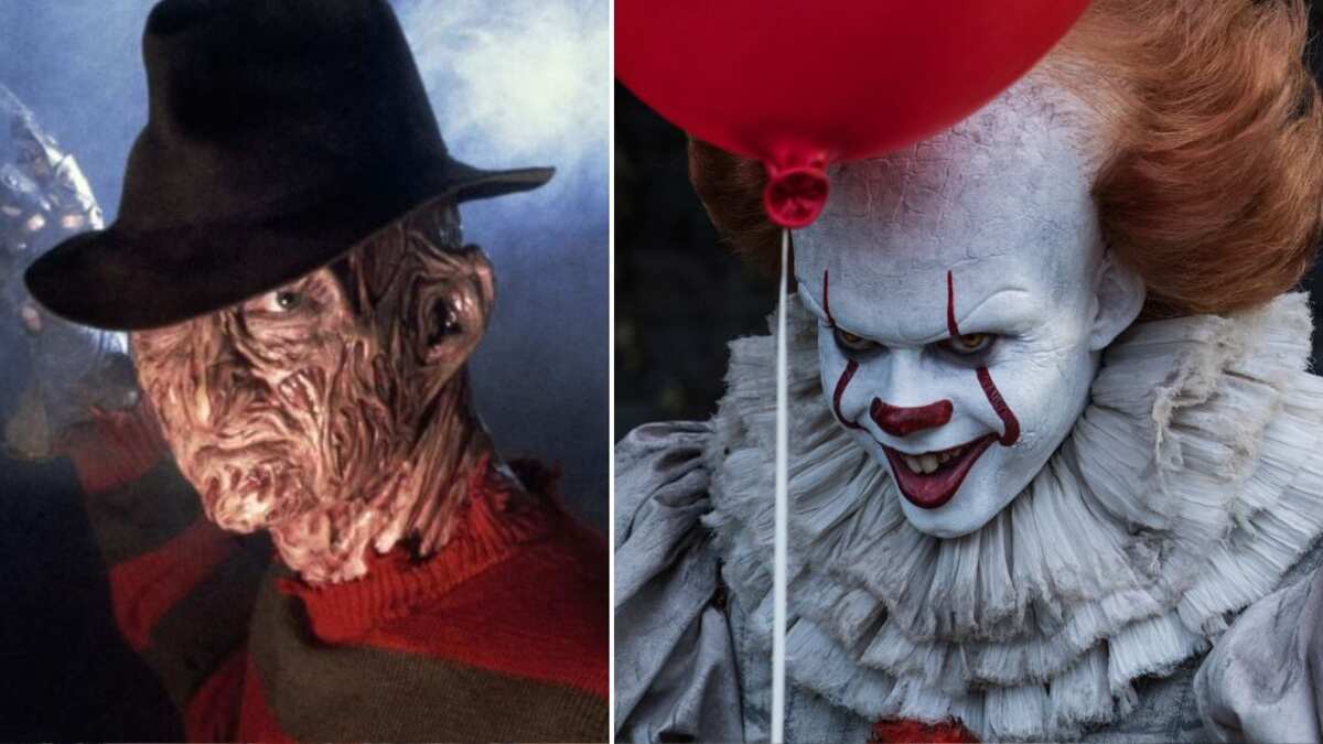 Freddy Krueger de 'Pesadilla en la calle del infierno' y Pennywise de 'It'